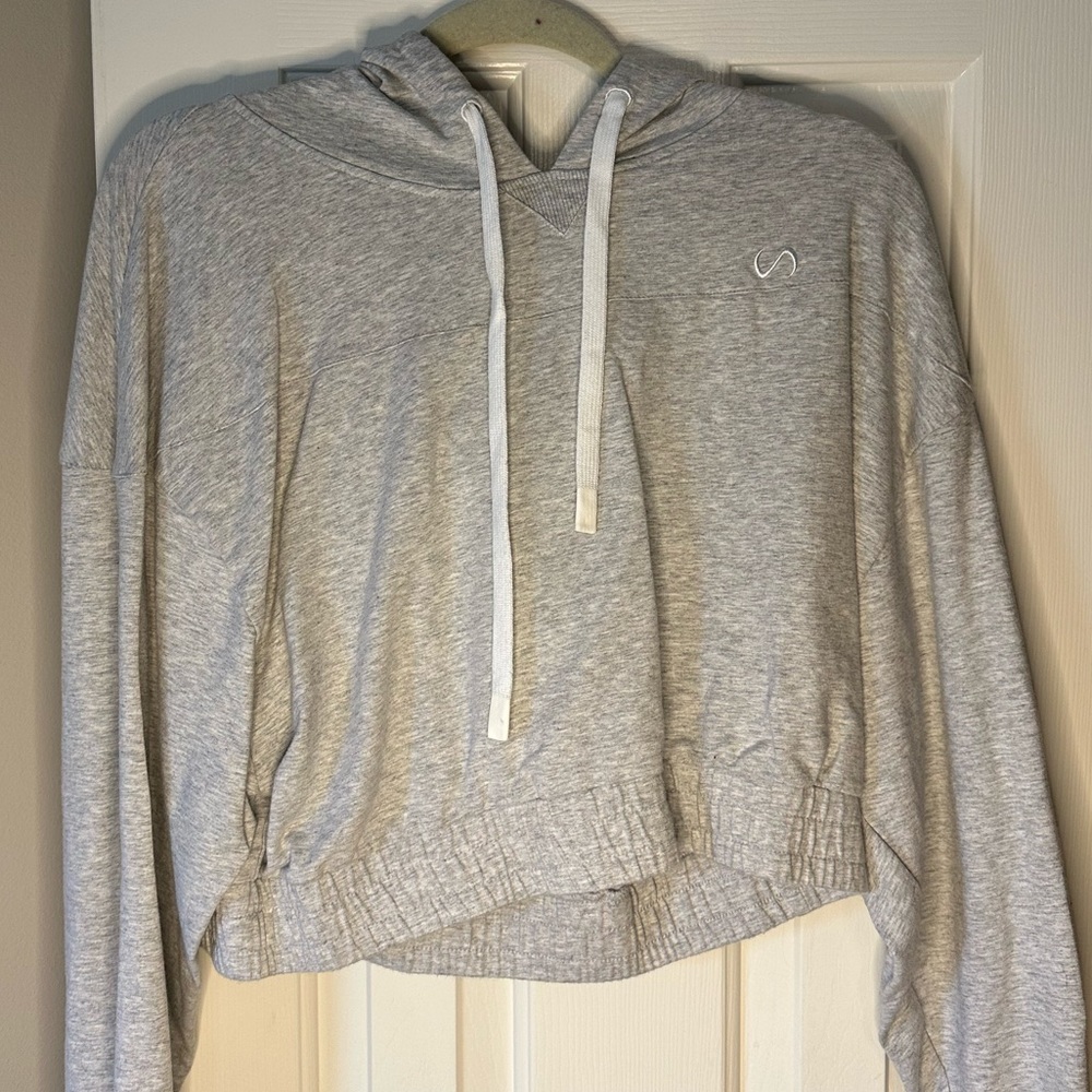 Cropped TLF workout hoodie